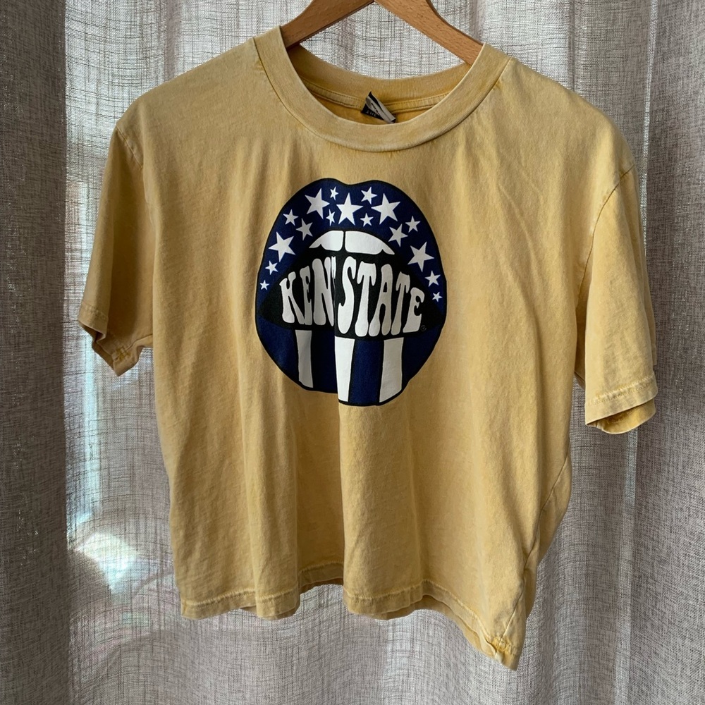 Kent State Chicka-D cropped shirt